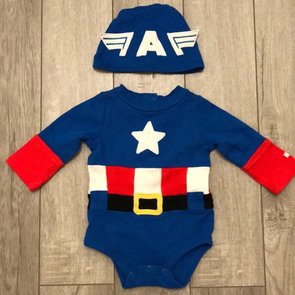 Disney Other - Disney Captain America Costume Onesie